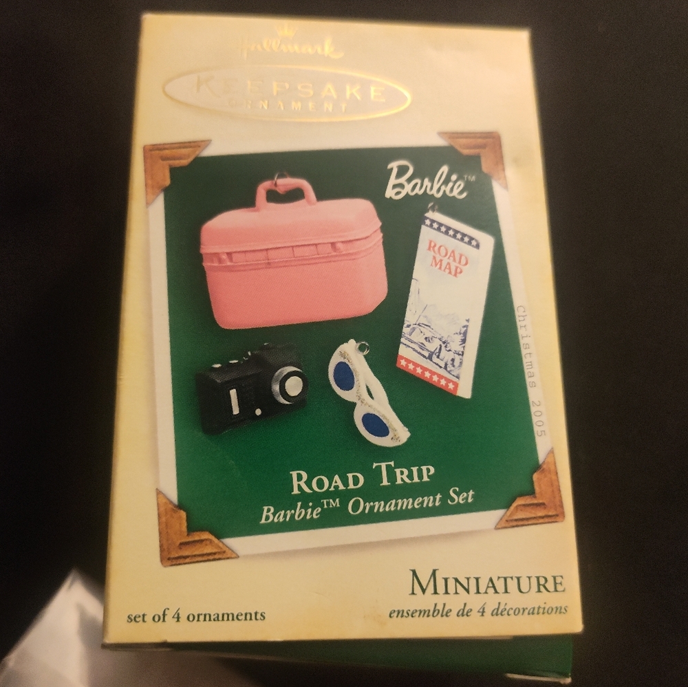 Barbie Road Trip Ornament Keepsake Set